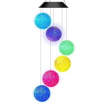 Amazon.com: AceList Color Changing Solar Power Wind Chime